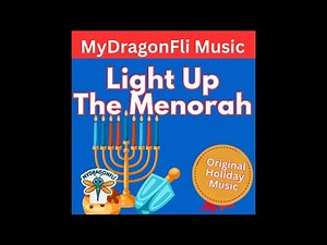 Hanukkah Song with Menorah & Dreidels | Light Up The Menorah! 🎶 Family Celebration