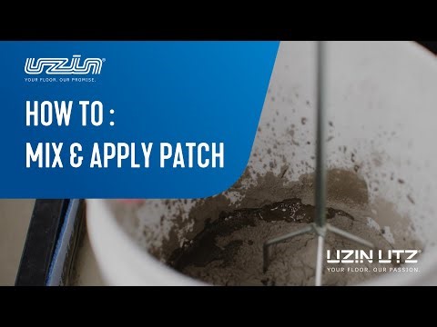 How To Mix & Apply UZIN Patch