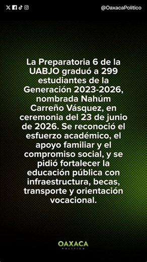No fue una graduación cualquiera: la Prepa 6 dice adiós a otra generación