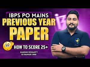 IBPS PO Mains 2025 Quant Preparation By Kaushik Mohanty || How to Score 25+ || Career Definer ||