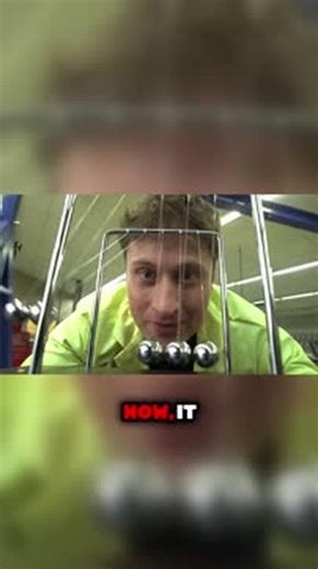 Pixel on Instagram: "Forget the marbles! Someone actually built a functioning **Newton's Cradle** using massive **BOWLING BALLS**! 🤯 The scale of this physics experiment is absolutely breathtaking. Watching one ball launch its counterparts across the gap, and then seeing the effect with *two* balls—it's a stunning, ground-shaking demonstration of **Newton's Third Law** in action. Pure, raw science maxed out! \#NewtonsCradle \#PhysicsFun \#ScienceMax \#BowlingBallExperiment \#STEMeducation \#For