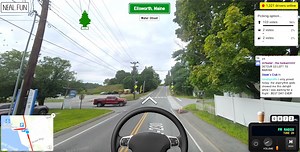 An Ingenious Roadtrip Simulator Where Players Collectively Vote on the Direction Every Ten Seconds