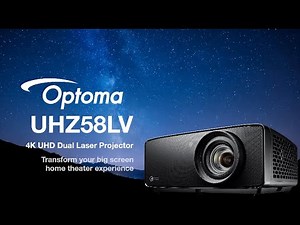 UHZ58LV UHD 4K Dual-Laser DLP Home Theater Projector | Optoma