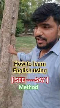How to learn English using See -- Say method in daily life ? #effortlessenglish #shortsfeeds #viral