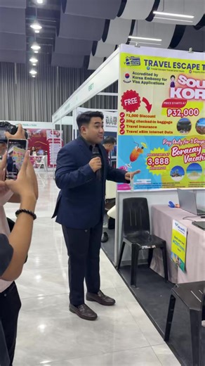 Happening right now at QCTAA More to Explore Travel Expo, MICE Center, Quezon City Hall. Last day of expo today. Hurry and visit our booth to avail our travel deals. We also offer online through our FB Page. Just send us a messsage. ₱1,000-₱2,000/pax discount for International All In Tour Package ₱500/pax discount for Domestic Tour Package Free Travel Internet Data Sim for International Tour Package Promo runs until September 7, 2025. Contact us: Quezon City Office: 406 4th Floor Ayala Malls Clo