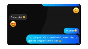 EmojiText Chatbox Demo 20210106