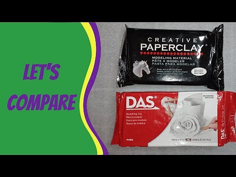 Air Dry Das vs Creative Paperclay - An Amateur's Comparison