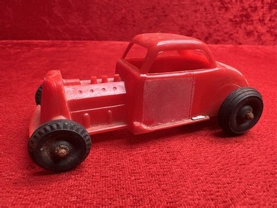 ✨ Barn Find ✨ VTG Plastic Pull Back Friction Motor Hot Rod Toy Car | eBay