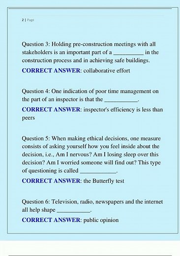 CERTIFIED BUILDING OFFICIAL MM MANAGEMENT MODULE STUDY GUIDE