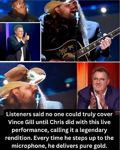 Chris Stapleton singing Vince Gill’s masterpiece feels like something straight out of a musical fantasy. First off, Vince Gill is a living legend—a true national treasure. Secondly, Stapleton could sing a dictionary and still make it moving. How does he manage to turn every performance into pure gold? During a special event honoring Gill’s illustrious career, Stapleton delivered a heartfelt tribute that left the audience in awe. His powerhouse vocals and raw emotion made the moment unforgettable