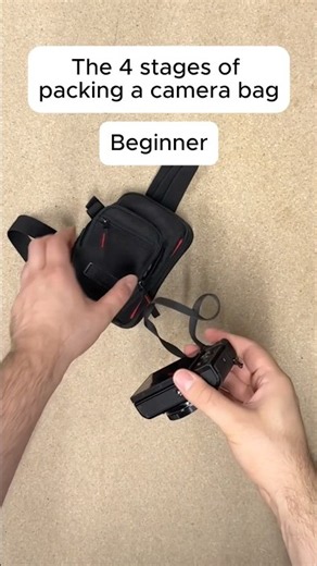 The 4 stages of packing a camera bag - At which are you?