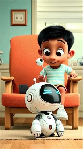 Boy Playing with Robot 🤖✨ | Fun & Future Moments! #shorts
