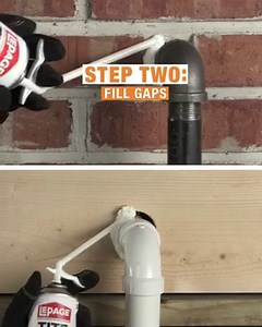 Feeling a draft? LePage Tite Foam Gaps & Cracks insulating foam is 4x denser and UV resistant for a durable, long-lasting finish and colour, inside or out. | The Home Depot