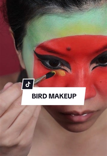 Quetzal-Inspired Nature Makeup Challenge
