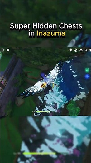 Supper Hidden Chests in Inazuma. #genshin #genshinimpact #genshinguide #genshinchests #shorts