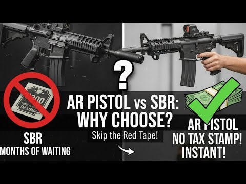 💥AR Pistol vs. SBR AR-15: Why an AR Pistol Might Be Your Best Choice!