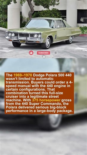 You Could Get This With a 4 Speed