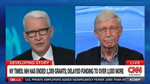 "The long-term consequences are already quite troubling": Dr. Francis Collins, former Director of the National Institutes of Health, talks about the impact that the Trump administration's heavy cuts to medical research grants could have on public health. | Anderson Cooper 360