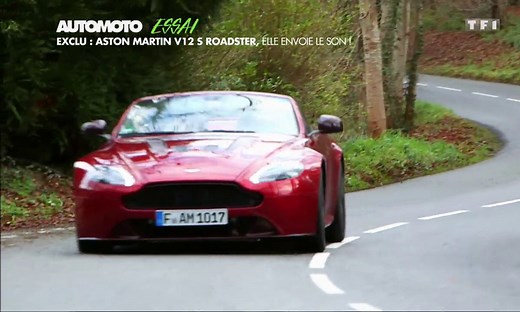 Essai Vidéo - Exclu : Aston Martin V12 Vantage S Roadster