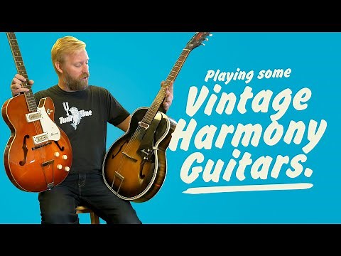 Vintage Harmony Guitars - they have their charms but are they worth it? #Roadcase se03ep09