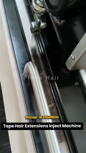How to make Tape hair extensions with injection machine