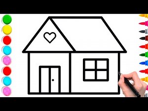 How to Draw a House | Easy House Drawing for Beginners