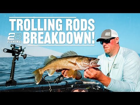 Walleye Trolling Rods Breakdown // 2B FISHING