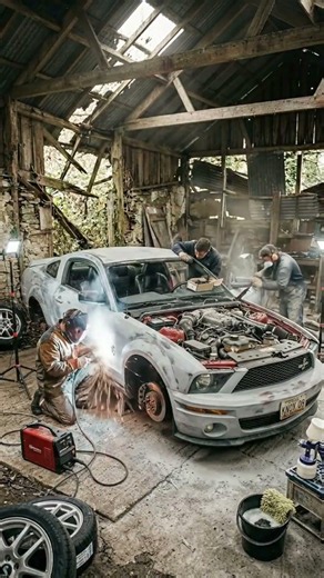 Abandoned 2008 Mustang Shelby GT500 restoration 🔥
