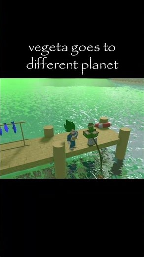 vegeta goes to different planet #roblox