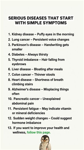 12 Serious Health Conditions That Can Start With Common Symptoms ⚠️