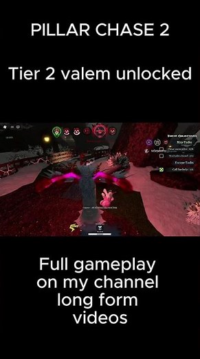 PILLAR CHASE 2 LEVEL 40 VALEM GAMEPLAY #roblox #robloxhorror