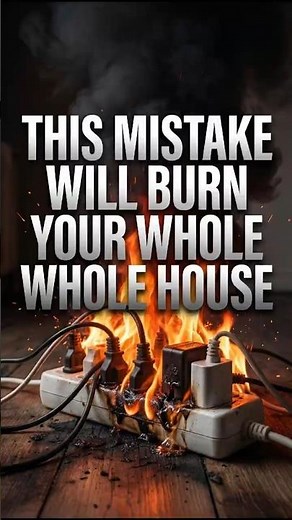 STOP Doing This With Extension Cords! ⚠️ Electrical Mistakes That Cause Fires