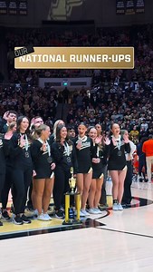Big shoutouts for our national runner-up cheer team 🥈 Small Coed D1A Division | Purdue Athletics