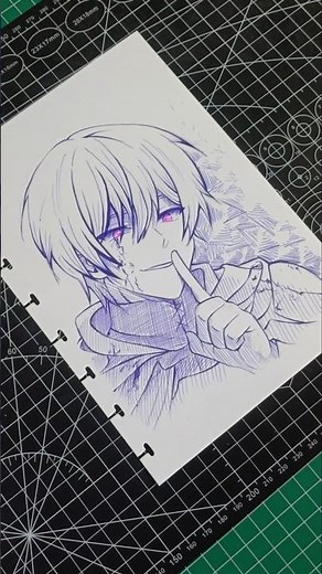 DRAWING NOX VON REINHAFER by GOBLINKING #shorts #drawinganime #animedrawing #animeart #art