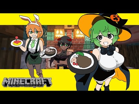 クリーパー娘とハロウィンの喫茶店 エラー発生 Creeper Girl and the Halloween Café: Error Occurred | Minecraft Animation