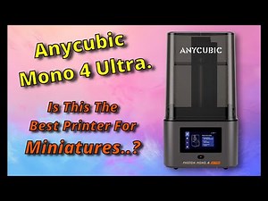Anycubic Photon Mono 4 Ultra, Unboxing, Setup & First Print.
