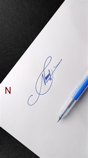 Creative N Signature Style | Modern Signature Design Tutorial