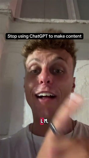 Stop using ChatGPT to script your content #ai #chatgpt #claude