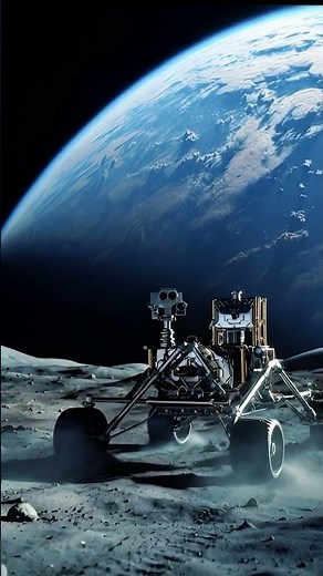 Ultra Realistic Moon Journey (4K) #space #nasa