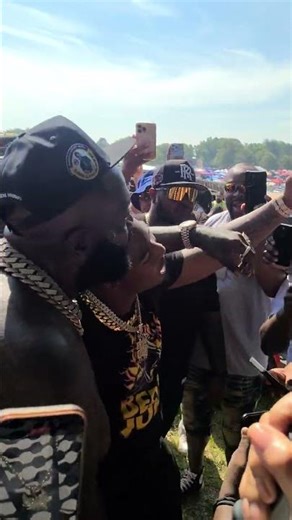 At the Promiseland roll in day with Rick Ross