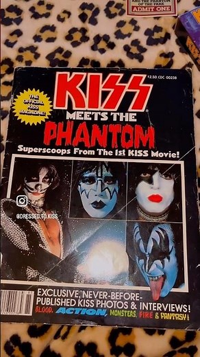 #KISS meets The Phantom of The Park! #genesimmons #acefrehley #paulstanley #petercriss