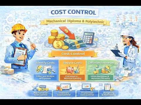 Cost Control Explained | Production Management | Mechanical Diploma & Polytechnic