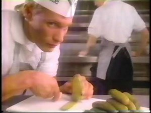 Steak 'n Shake 1993 TV Commercial "Pickles" Famous For Steakburgers