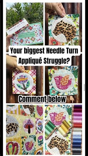 STOP SCROLLING! I'm building my list of Needle Turn Appliqué tutorials RIGHT NOW - comment REQUESTS
