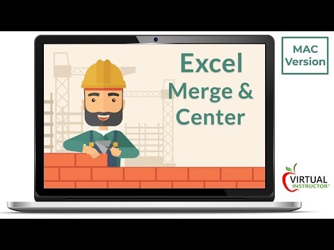 How to Use Merge & Center in Excel MAC Version