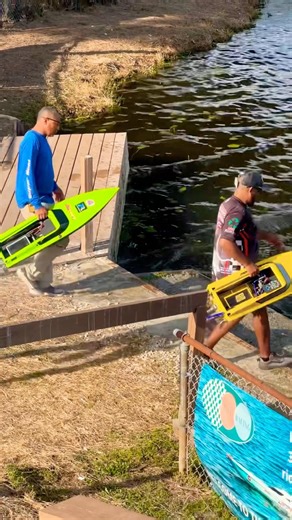 Dropping RC Boats in the water ￼