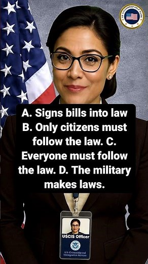 QUIZ Question 13 from 128 Civics Test for US Citizenship Naturalization Interview 2025-2026 #shorts