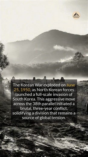 72K views · 830 reactions | The Korean War exploded on June 25 1950, initiating a brutal three-year conflict. #history #historyfacts #worldhistory #ColdWar | Archaeological Wonders | Facebook