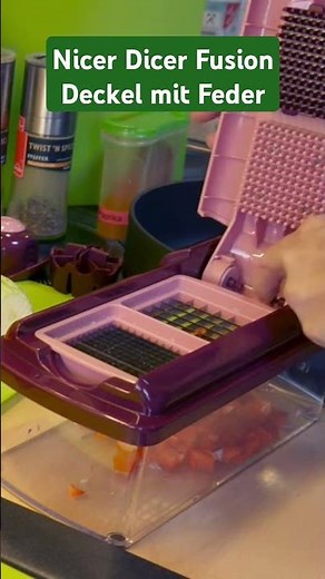 Nicer Dicer Fusion Deckel mit Feder SoFie Haushalt Unperfekt Perfekt #fusionsmart #nicerdicer #tipps