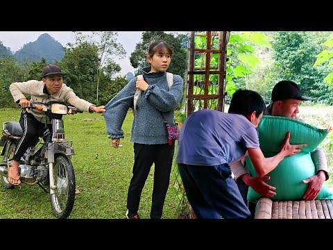 LY and her father's simple life in a remote village and the young man's help | Daily Life